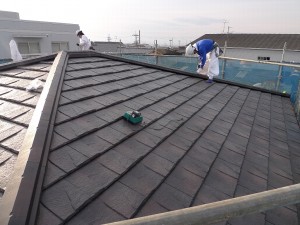 泉南市　屋根瓦葺き替え　外壁塗装工事　ＫＭＥＷ　ＲＯＯＧＡ（ルーガ）　施工