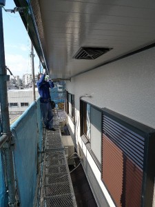 泉南市　外壁塗装・樋工事　外装リフレッシュ　外壁洗浄