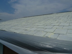 阪南市　屋根塗り替え　 日本ペイント　太陽熱高反射（遮熱）塗料　サーモアイＳｉ　下塗り　サーモアイシーラー