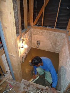 泉佐野市　浴室リフォーム　既存住宅流通活性化等事業適用　土間工事