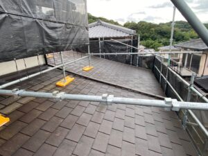 阪南市　外装改修工事　屋根塗り替え　外壁塗り替え