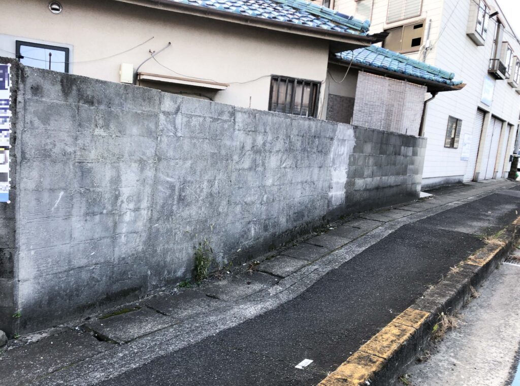 泉南市 M様邸　ブロック塀改修工事