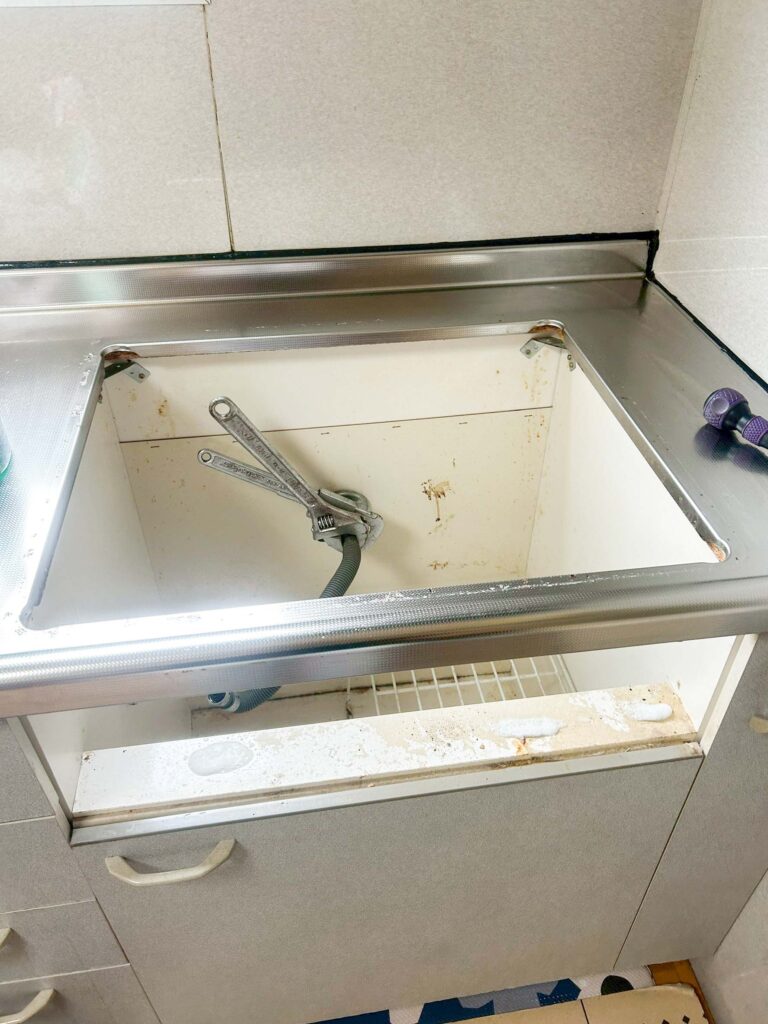 阪南市　S様邸　コンロ取替工事