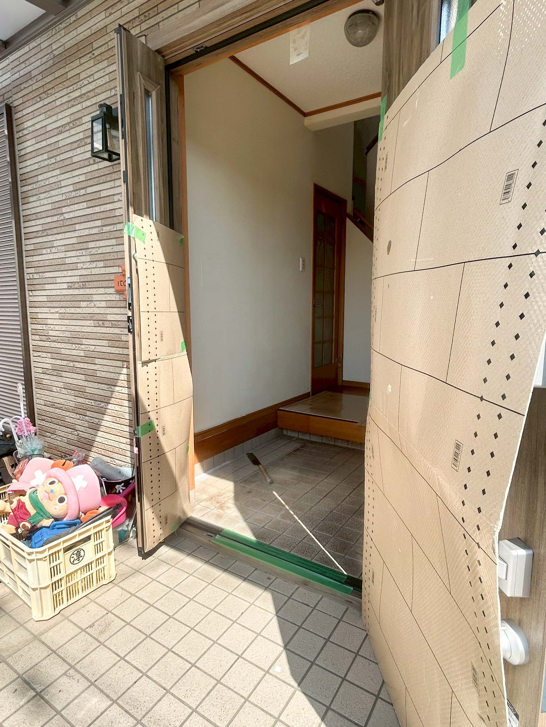 岩出市 I様邸 玄関収納リフォーム(Before)