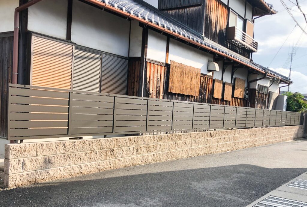泉南市　N様邸　ブロック塀改修工事①②