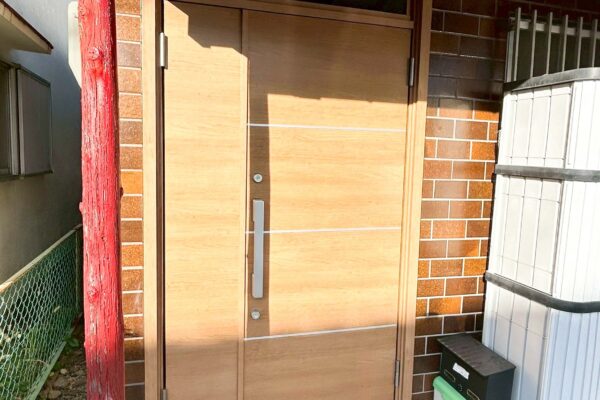 防犯＆断熱をしっかり強化！玄関ドアのリフォーム